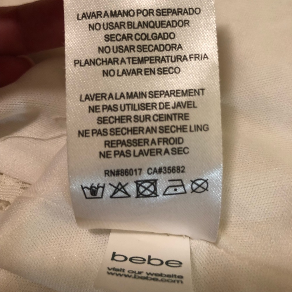 Off white lace peplum Top from BeBe - Picture 5 of 5